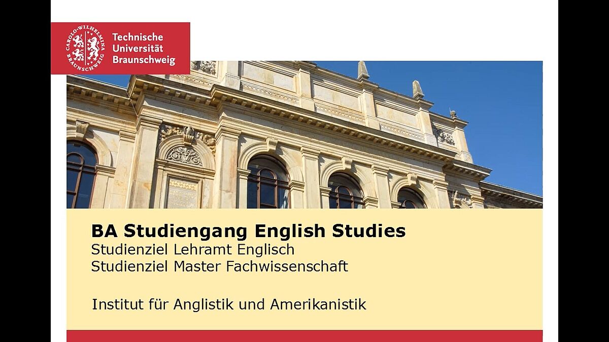 Einführung in den Studiengang English Studies