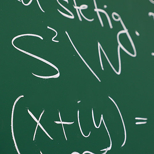 Mathematical whiteboard illustration