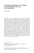 Artikel zum Thema 3D Topologie von natürlichen Geoobjekten