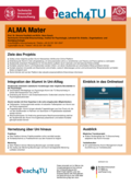 Poster vom Tag der Lehre: [ALMA Mater]