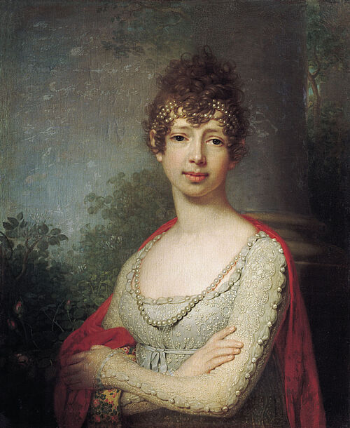 Das Bild zeigt ein Porträt von Maria Pawlowna.