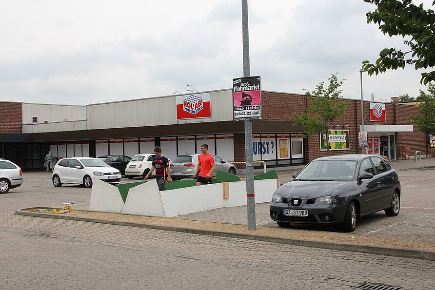 Stegreif Parkplatz IAK