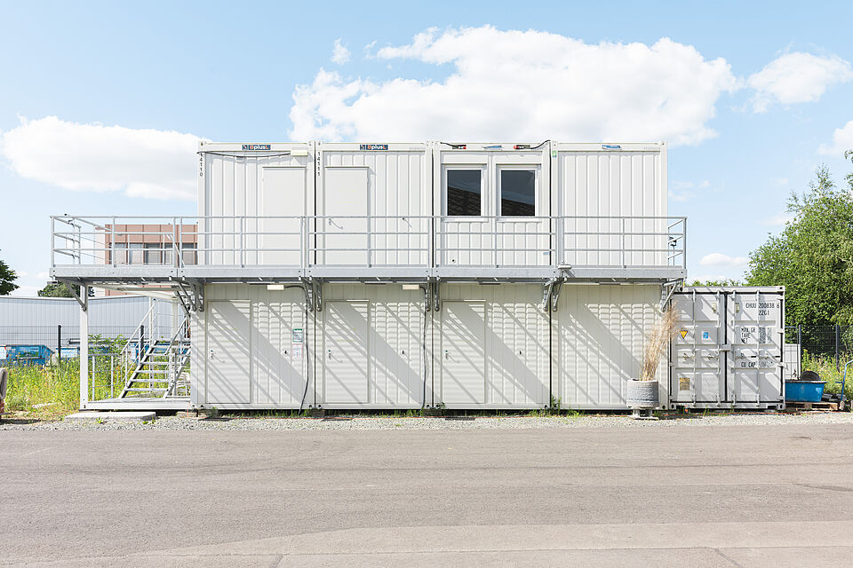 Containeranlage von Außen