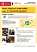 Poster vom Tag der Lehre: [Teach Physics Forward]