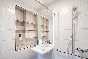 Ansicht Nasszelle Ausstattungsversion 1