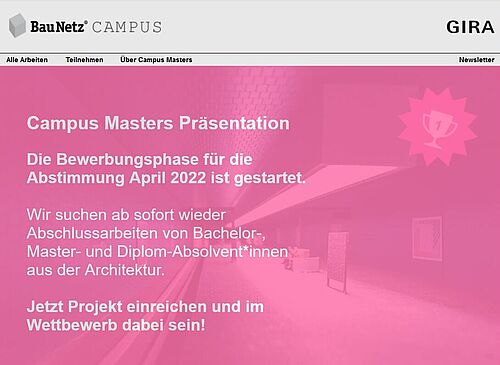 Baunetz Campus Masters