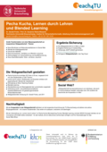 Poster vom Tag der Lehre: [Pecha Kucha, Lernen durch Lehren und Blended Learning]