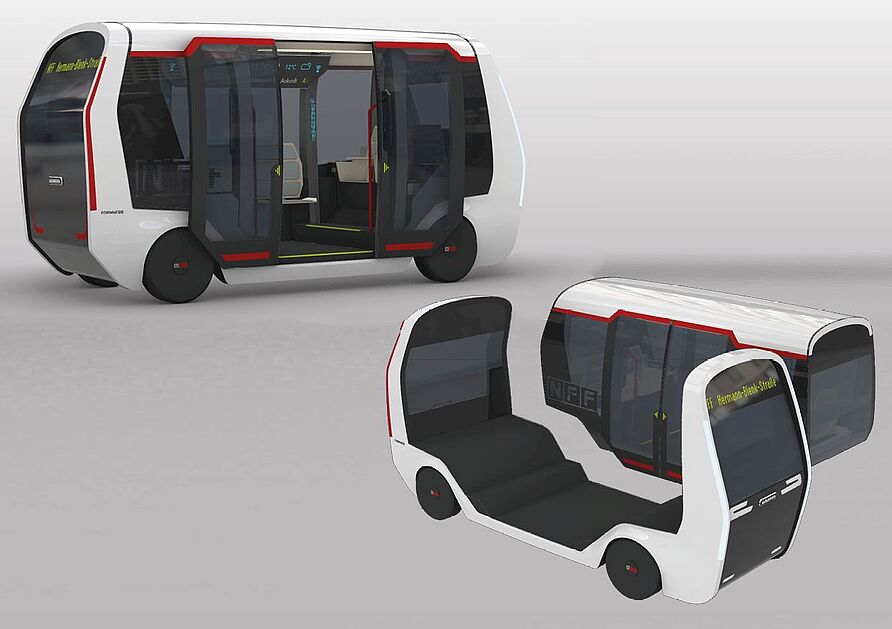 simulation autonomer, flexibler Bus