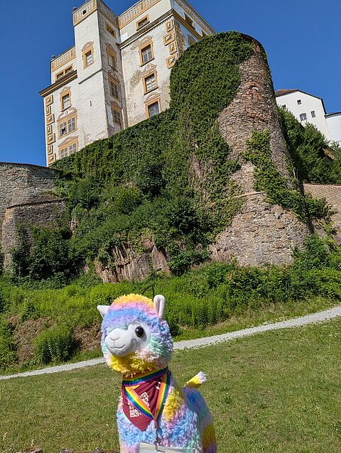 Leonie auf der Wanderung