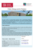 Pollen Allergy and Air Pollution