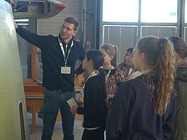 Many questions were asked and answered during the tour of the IFL hall