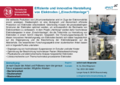 Effiziente und innovative Herstellung von Elektroden („Einschrittanlage“)
