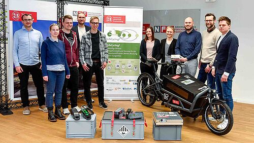 Gruppenfoto der Projektbeteiligten in "LifeCycling²"