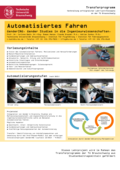 Poster vom Tag der Lehre: [Automatisiertes Fahren]