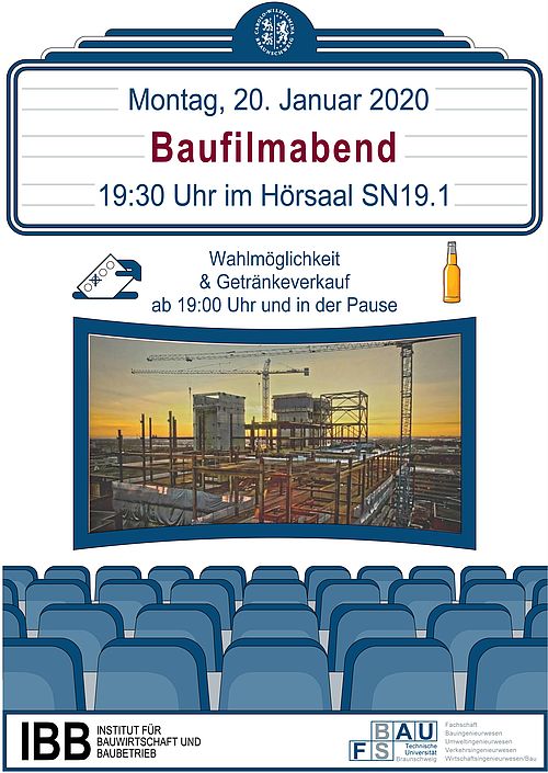 Plakat Baufilmabend 2020