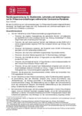Handlungsanweisung Präsenzveranstaltung