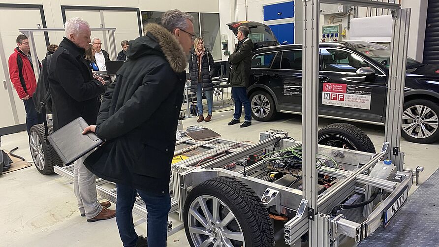 Besichtigung des NFF-Technikums im Rahmen des Projekts TransformerSON am 21.02.2023