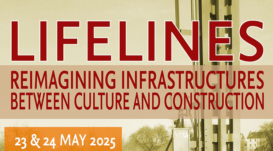 Konferenz-Plakat LIFELINES - Reimagining Infrastructures