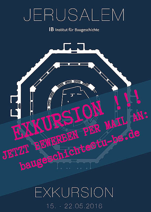 Jerusalem Exkursion Plakat