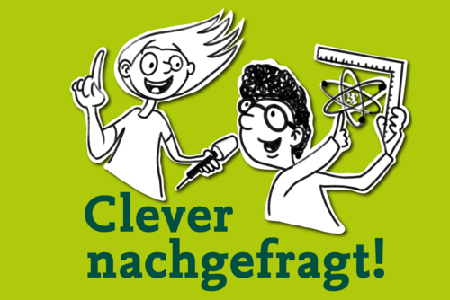 Logo Podcast-Serie "Clever nachgefragt!"