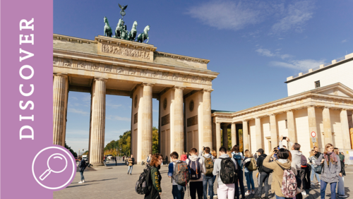 Blick auf das Brandenburger Tor in Berlin