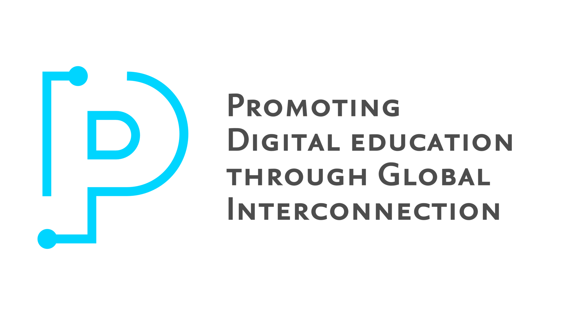 Logo des Projekts Promoting Digital Education Through Global Interconnection