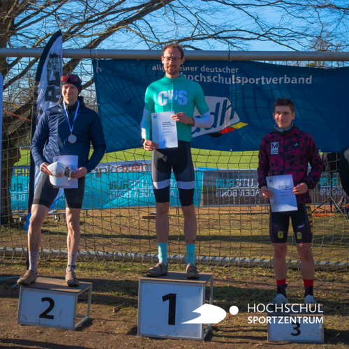 Siegerplatzieung beim DHM Cyclocross