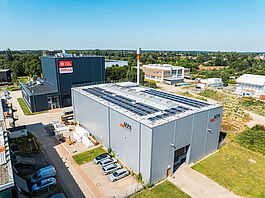 Luftbildaufnahme der Anlage MPA