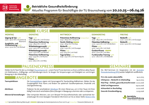 BGF Flyer WiSe 2025_26