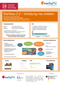 Poster vom Tag der Lehre: [Stahlbau 2.0 – Vorlesung neu erleben.]