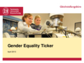 Gender Equality Ticker