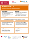 Poster vom Tag der Lehre: [Datenanalyse 2.0]