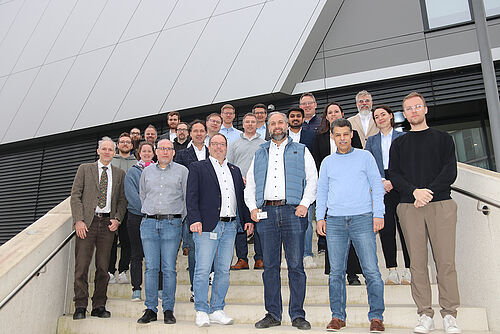 Teilnehmende des CirProTech-Kick-off-Treffens im März 2025 an der OHLF in Wolfsburg.