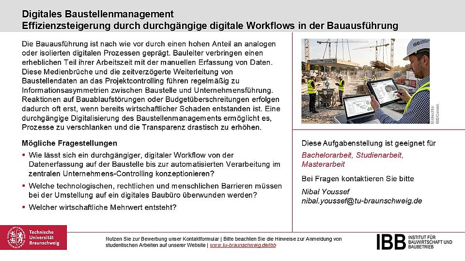 Digitaler Workflow