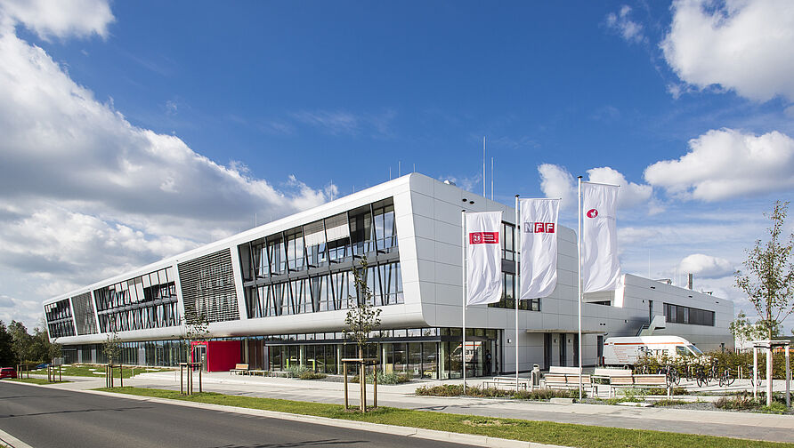 NFF-Forschungsgebäude am Braunschweiger Forschungsflughafen