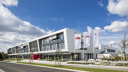 NFF-Forschungsgebäude am Braunschweiger Forschungsflughafen