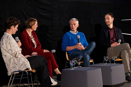 Close up of the Panel Discusssion 