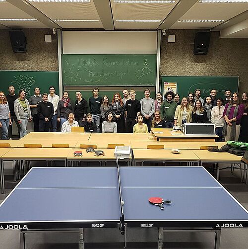 Gruppenfoto Vernetzungsveranstaltung DiKuM