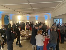 Ausklang bei Essen und Getränken