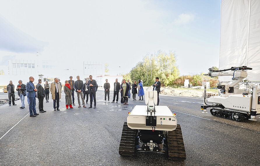 Mobile Roboter auf der Digitalen Baustelle.
