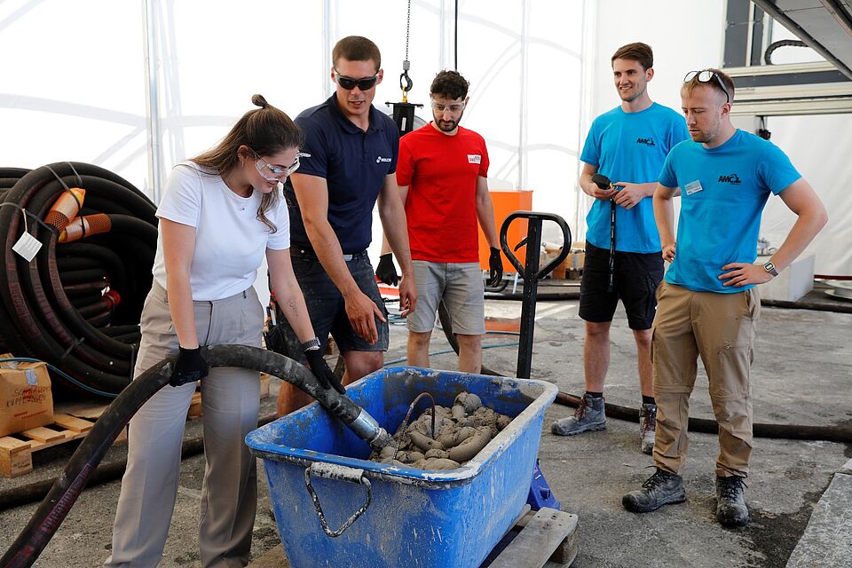 Einführung in den Workshop auf der Digital Construction Site