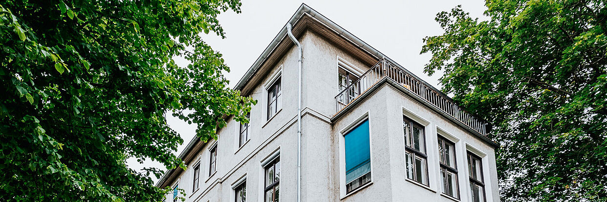 Außenansicht des Projekthauses 