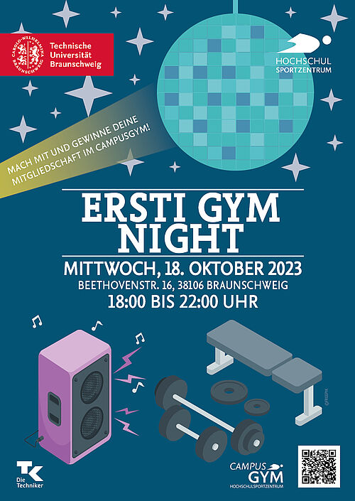 Flyer zur Ersti Gym Night