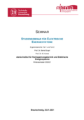  Studienseminare Wintersemester 2020/21