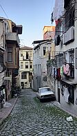 Eine Straße im Stadtviertel Balat im Stadtteil Fatih.