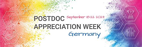 Banner Postdoch Appreciation Week Germany
