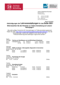 Lehrveranstaltungen