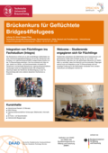 Poster vom Tag der Lehre: [Brückenkurs für Geflüchtete Bridges4Refugees]