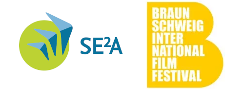Logos: Exzellenzcluster SE²A, Braunschweig International Film Festival