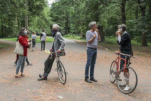 Im Gespräch über Stadttiere.